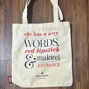 Kate Spade Cream Tote Bag